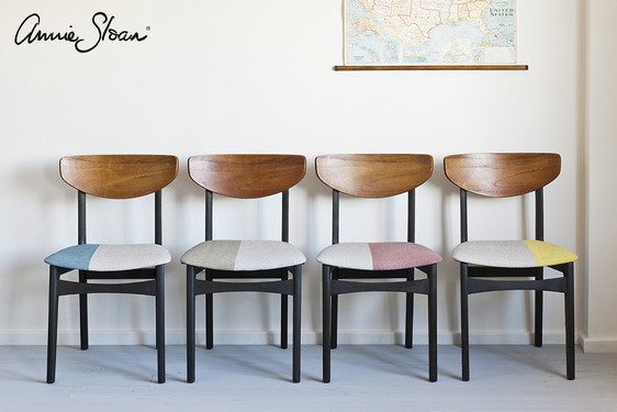 Graphite, Painted fabric, Mid Century Modern chairs image 1 (1).jpg